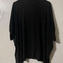 Vince  Poncho Top Womens Medium Black Cashmere Blend Contemporary Minimalist Photo 0