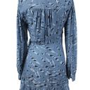 Parker  Womens 4 Miles Faux Wrap Silk Blend Dress Flounce Zebra Romantic Feminine Photo 1