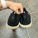 Olukai  Kaula Pa'a Kapa Convertible Espadrilles Linen Womens Shoes Black 9.5 Photo 5