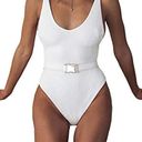 Amazon White One Piece Swimsuit  Photo 0