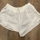 Lululemon white high rise hotty hot  shorts 2.5” Photo 1