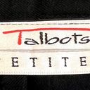 Talbots  Pleated Wool Skirt Black Size 14P Petite 100% Wool Midi A-line Modest Photo 1