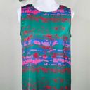  + CO by Coco Rocha Cornelia Top Green Pink Red Sleeveless Top Size 6 Photo 0