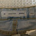 Subdued Vintage Crop Distressed Denim Shorts Size 26 Photo 5