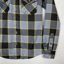 Krass&co Dixxon Flannel  Women S The Bolt Gray Black Yellow Plaid Button Up Shirt Photo 1