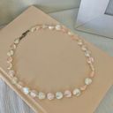 American Vintage Vintage “Croixe” Pink Abalone Shell Necklace Mermaid Siren Beach Pearl Pastel Photo 3