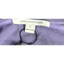 Diane Von Furstenberg  DVF Ballerina Wrap Size P Silk Cashmere Sweater Purple Photo 6