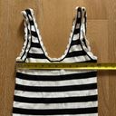 Mango  black and white stripe knit tank top Photo 6