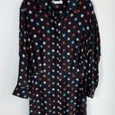 Equipment  Femme Blue Silk Claudette Star Printed Shirt Dress Sz 8 Photo 0