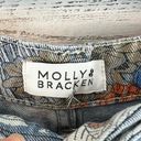 Molly Bracken  Floral Print High Rise Mom Shorts Size 30? Photo 5