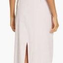 Vince NWT  Wide Strap Belted Linen Blend Midi in Rosa Seco Tank Dress 4 $345 Photo 1