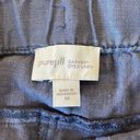 J.Jill  pure Jill garment dyed linen blue cropped pant size xs Photo 5