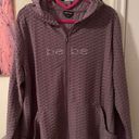 Bebe Womens plus size purple work out hoodie size 2X New Photo 1