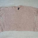 moon&madison Moon And Madison Pink Maroon Oversized Ribbed Knit Sweater Sz Sm Photo 0