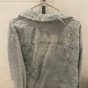 ZARA Oversized Distressed Jean Jacket Photo 1