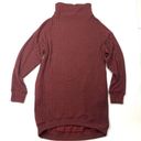 Lush Clothing Lush Funnel Neck Rib Long Sleeves Wine dress Photo 2