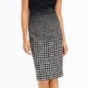 Talbots ‎ Black Gray Ombré Houndstooth Wool Blend Sleeveless Sheath Dress Size 14 Photo 0