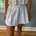 White Pleated Cheer Skirt Photo 0