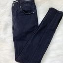 Francesca's  Basic Black Mid Rise Skinny Jeans Photo 1