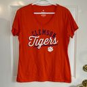 Fanatics  Women’s V-Neck Clemson Tigers Short Sleeve Shirt Large Photo 0