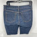 DKNY  Jeans Womens Jean Shorts Denim Cotton Stretch Bermuda Cutoff Blue Size 12R Photo 6