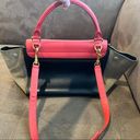 CELINE  Calfskin Suede Small Tri-Color Trapeze Bag Photo 5