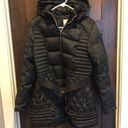 Nautical black puffer jacket - long sleeve - large Photo 0