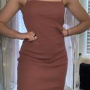 Wild Fable Mauve, Pink Ribbed Bodycon Dress Photo 0