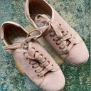 Vionic  Brinley blush water resistant suede sneakers, size 8M Photo 0