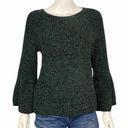 a.n.a NEW  Green Bell Sleeve Sweater Size L Photo 0