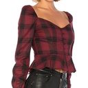 by the way. Marrie Plaid Peplum Top Photo 0