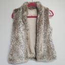 Banana Republic  Faux Fur Animal Print Vest Photo 5