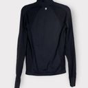 Sweaty Betty  Athlete Seamless Half Zip Long Sleeve Top Women's 4-6 Black Photo 3