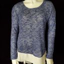 THML HP!  Blue & White Sweater with White Sheer Bottom (S) Photo 0