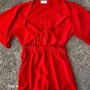 Nordstrom Red Romper Photo 1