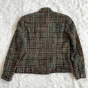 Coldwater Creek  Colorful Wool Tweed Full Zip Jacket Women’s size 8 Petite Photo 10