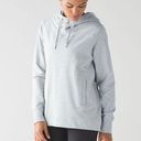 Lululemon  Split Hoodie Heathered Light Grey Sz 6 Photo 0