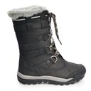 BEARPAW  Desdemona Black Waterproof Leather Wool Winter Snow Boot Photo 2