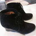 Via Spiga  Fedora Black Suede Booties - Sz 8 Photo 0