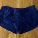 Lululemon Blue Speed Up Shorts Photo 0