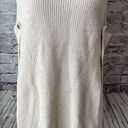 Kerisma  Pullover Womens Sweater Vest Beige Buttons M/L Photo 0