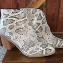 Diba True Snakeskin Booties Photo 0