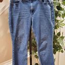 J.Jill  Denim Women's Blue Cotton High Rise Zippered Ankle Jeans Pant Size 10 Photo 0