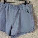 RBX gray flowy athletic running shorts with pockets Women's L Size L Photo 2