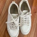 Mango  White Leather Platform Sneaker Photo 0