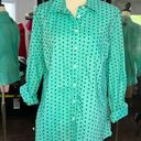 kim rogers Nwt  turquoise botton down top Photo 0