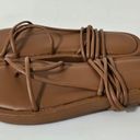 American Eagle  Brown Platform Lace Up Sandals Size 7 Photo 5