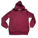 Harper  Lane Stitch Fix Knit Hoodie Sweater Burgundy Red Size Medium Photo 0