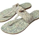 Joie  Blue Paisley La Plage Leather Sandals Size 7 Photo 0