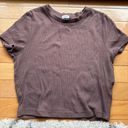 Garage Brown Baby Tee  Photo 0